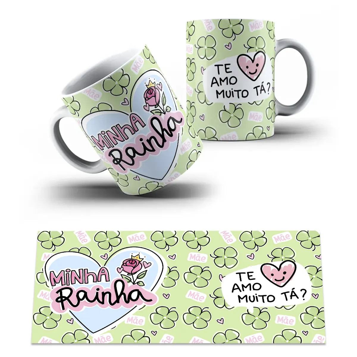 Caneca Minha Mãe Minha Rainha - Imagem 3