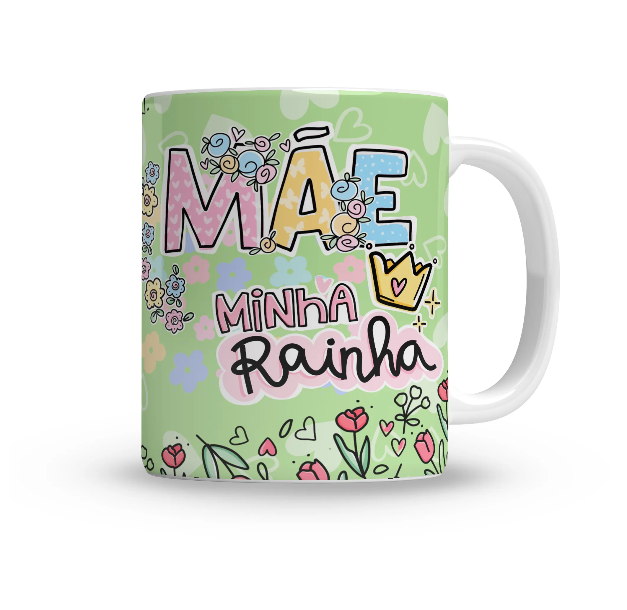 Caneca Que sorte a minha ter você como Mãe - Imagem 2