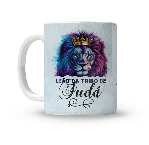Caneca Evangélica Leão da tribo de Judá