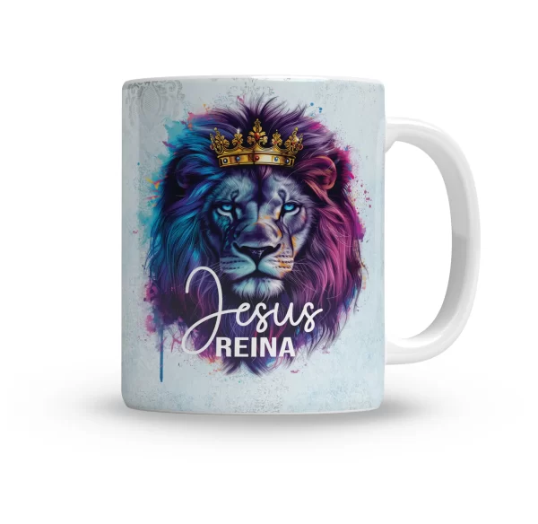 Caneca Evangélica Leão da tribo de Judá - Image 2